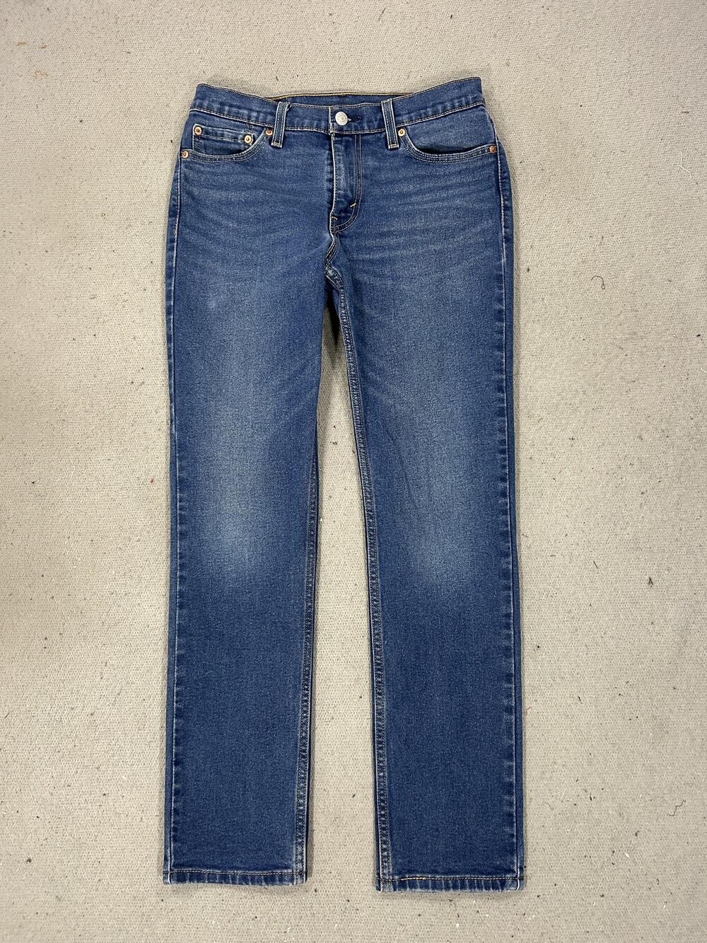 Levis 511 Jeans Mens 29 Blue Medium Wash Slim Fit Stretch Denim Zip Fly